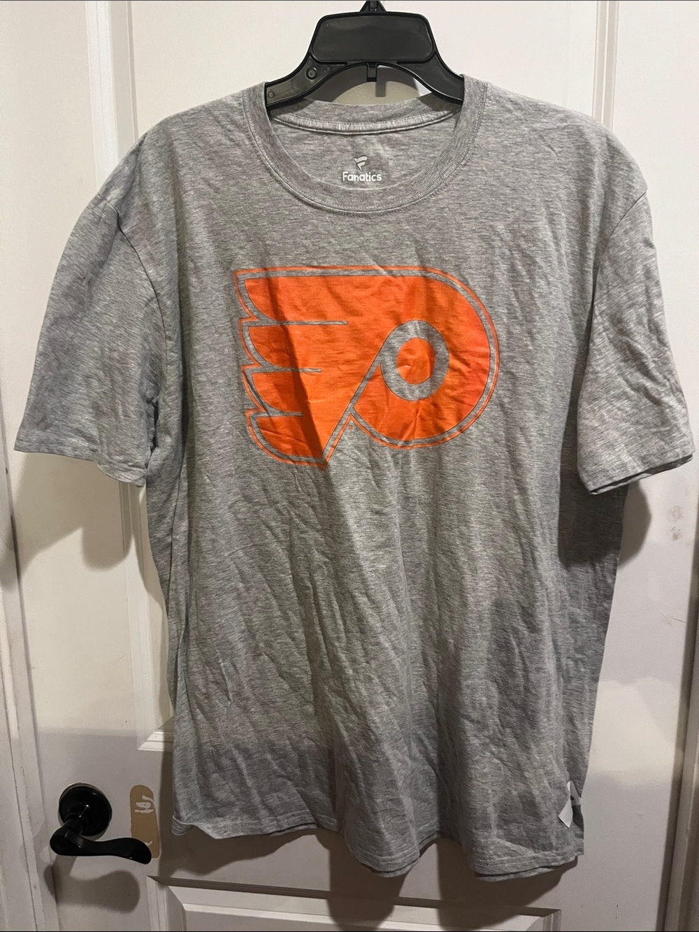 Fanatics Gray T-Shirt with Orange Flyers Logo